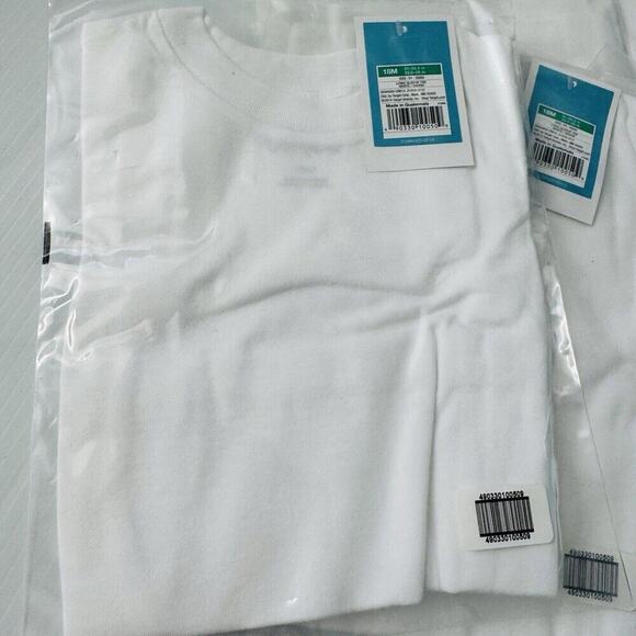 Lot Of 10 Circo Blanks Baby Long Sleeve White Tees Size 18 Mo NWT - Picture 4 of 7